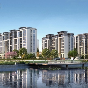 现代多层住宅3D模型下载